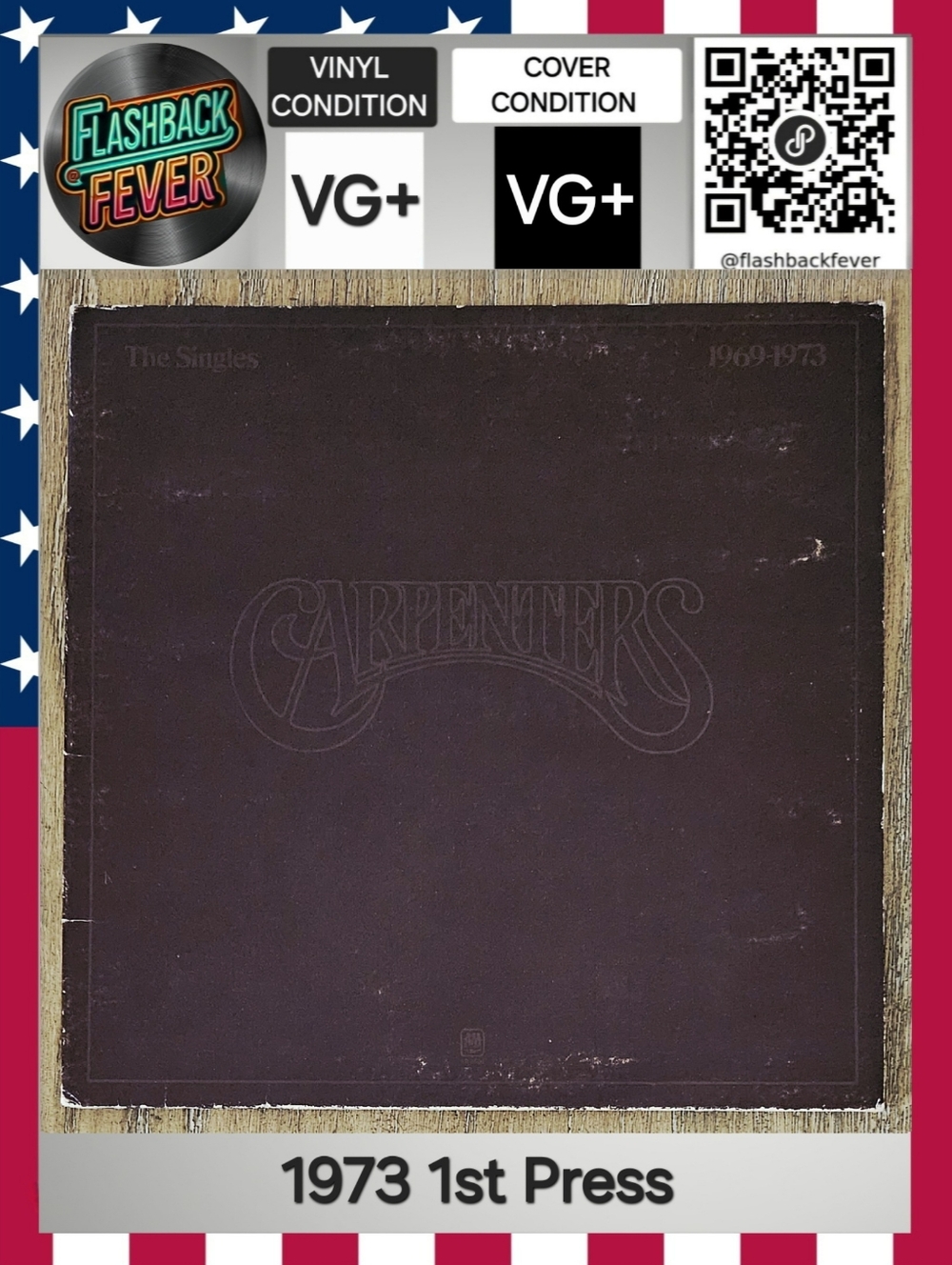 CARPENTERS•The Singles 1969-1973•Nov 09, 1973 Stereo(#SP 3601) Terre Haute Press